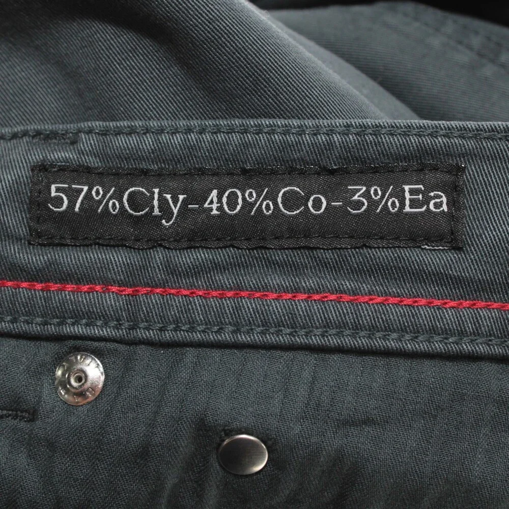 Kiton NWT Five Pocket Jean Cut Pants Size 40 US in Gray Lyocell & Cotton Blend